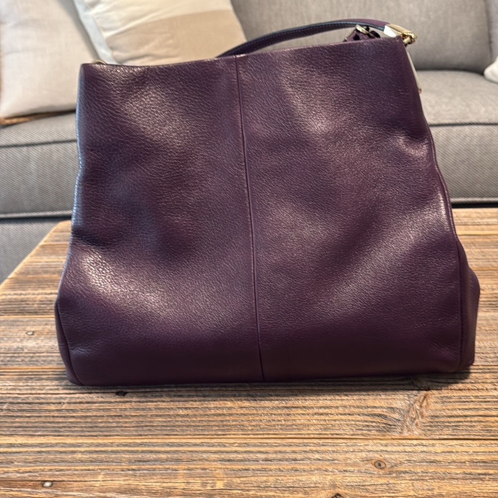 Purple Coach Bag in Excellent Used Condition - Picture 11 of 13